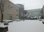 総合南東北福祉センター中庭冬風景